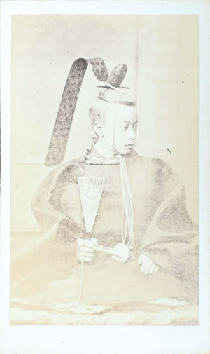 徳川昭武肖像写真　1867～68年