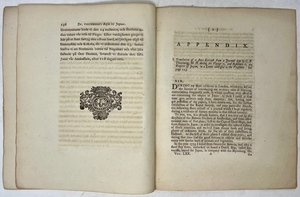 「1780年2月10日に読み上げられた、ジョゼフ・バンクス卿に宛てられたツンベルク医師による1775年と1776年の日本帝国への航海・滞在日記抜粋」