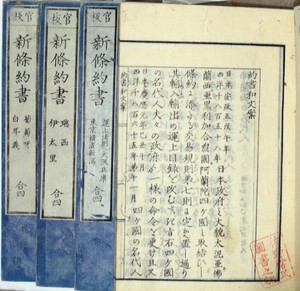 官板新条約書